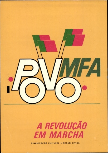 Postcard History Portugal, Revoluciao em Marcha, POVO MFA
