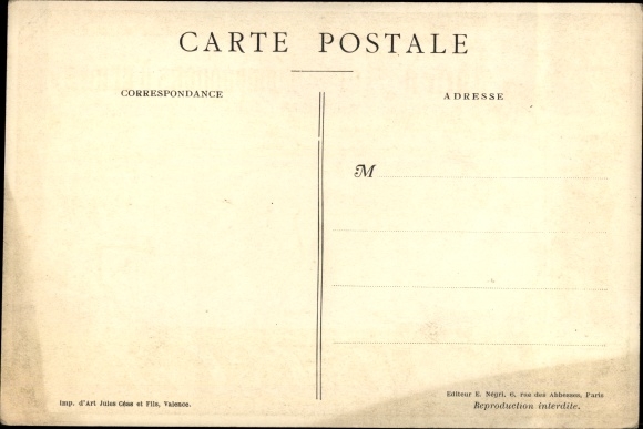 Postcard Joan of Arc and her Companions in Arms