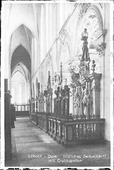 16 Glas Negative Lübeck, Holstentor, Dom Innenansichten, Orgel, Marienbild, Chor