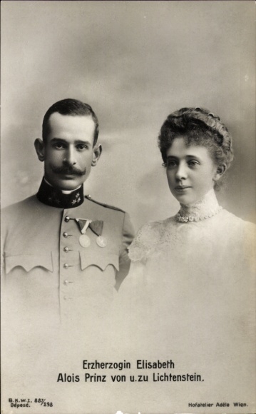 Picture Archduchess Elisabeth, Alois Prince of Liechtenstein