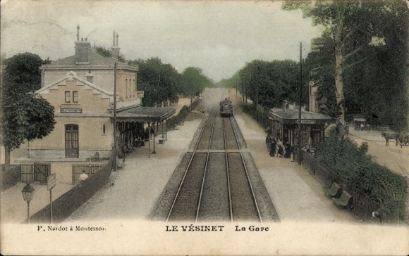 CPA Le Vésinet Yvelines, Gare