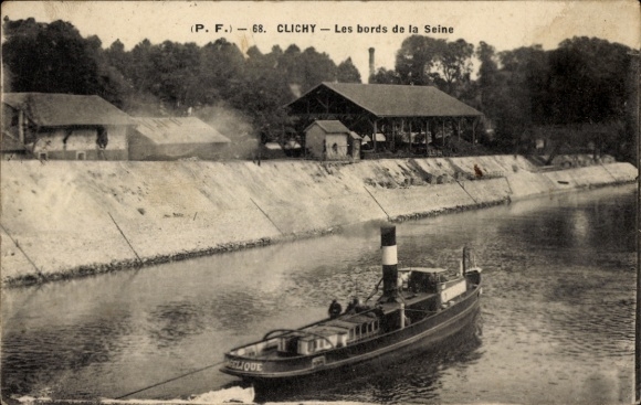 PC Clichy Hauts de Seine, Les bords de la Seine, ship