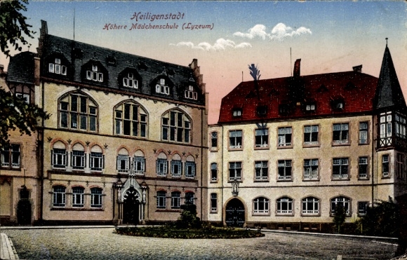 KP Heilbad Heiligenstadt Eichsfeld Turyngia, Wyższa Szkoła Żeńska (Liceum), budynek s, kolorowy I