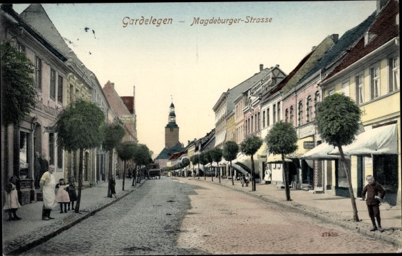 Ak Gardelegen w Altmark, Magdeburger Strasse