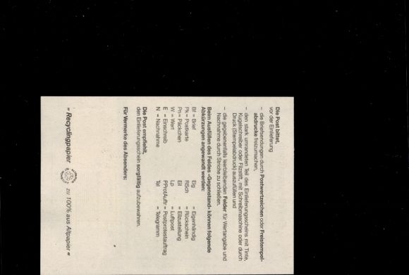 Michel No. 3345 (2) on delivery note