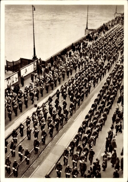 Postcard Army Concerts of the Swiss, Broadcast, 1940-1943