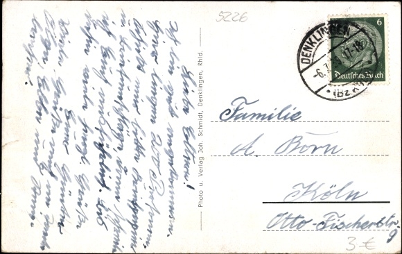 Postcard Denklingen Reichshof Oberbergischer Kreis, sanatorium