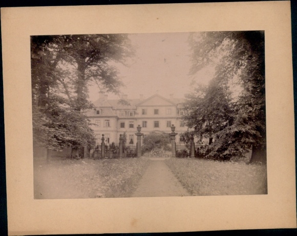 Photo Hannover Linden, Von-Alten-Park, Gate, ca. 1890, photographer H. Brandes, Ricklingerstraße