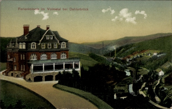 Postcard Dahlerbrück Schalksmühle in the Sauerland, holiday colony, Volmetal