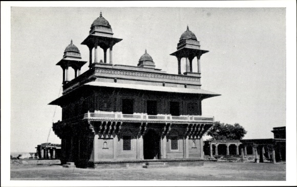 Ak Fatehpur Sikri Indien, Dewan-i-Khas, architektonisches Bauwerk,  Stätte
