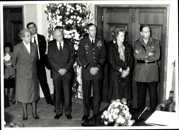 Photo of Turkish President Kenan Evren, Schöneberg Town Hall 1988, Berger, Voelckel, Haddock, Brooking