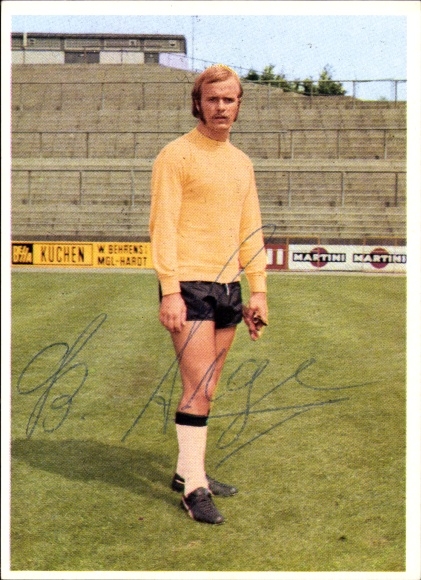 Obraz kolekcjonerski piłka nożna 1972, zdjęcie nr 5, piłkarz Bernd Schrage, Borussia Mönchengladbach