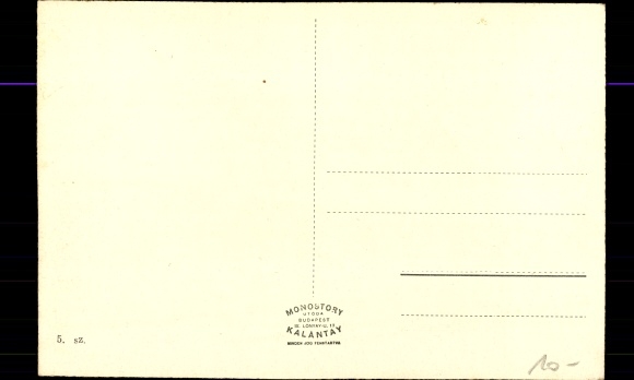 Postcard Pásztó Ungarn, Vasutallomas, Bahnhof, Gleisseite