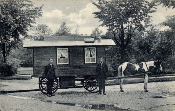 Ak Teltow, gospelwagen van de thuismissie, Wichernvereinigung Hamburg Rauhes Haus