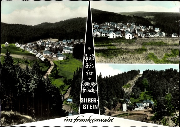 Postcard Silberstein Geroldsgrün in Upper Franconia, Panorama
