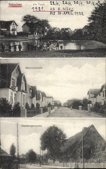PC Hamburg Eimsbüttel Schnelsen, Teich, Heinrichstraße, Hamburgerstraße