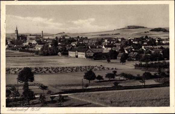 PC Leutersdorf Oberlausitz, total view of the village