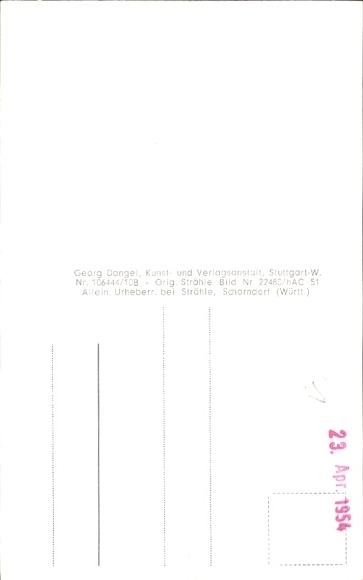 Postcard Pommern an der Mosel, aerial photograph