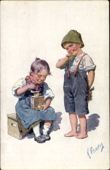 Artysta KP Wakacje, Karl, wyznanie miłości, dziewczyna z młynkiem do kawy