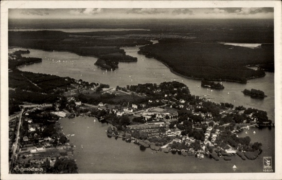 Ak Berlin Köpenick Schmöckwitz, luchtfoto