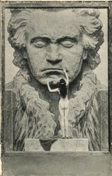 Art Nouveau Postcard Fidus, Ludwig van Beethoven, German composer, Viennese Classicism