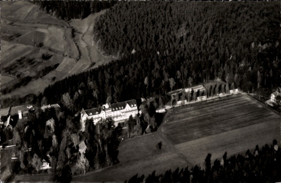 Postcard Schömberg in the Black Forest Württemberg, aerial photograph