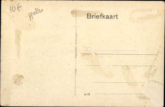 Ansichtkaart Coevorden Drenthe, Hotel van Wely, Station