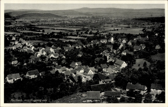 Postcard Neufrach Salem in the Bodenseekreis Baden, Neufrach from the plane