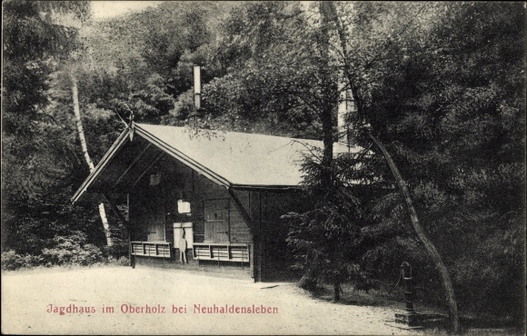 PC Neuhaldensleben Haldensleben Börde, hunting lodge in the Oberholz