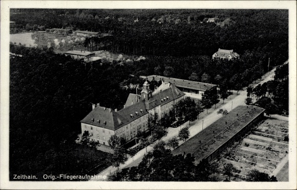 PC Zeithain in Saxony, military training area, aerial photo