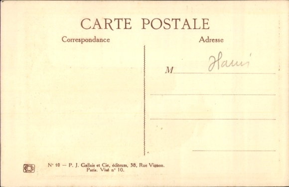Artist Postcard Waltz, Hansi, Wanted Poster and Confiscation of Assets, L'Abbe Wetterle et Hansi