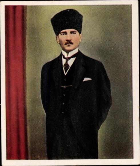 Collector's picture The Post-War Period No. 95, November 1925, Kemal Pasha, Turkish military leader