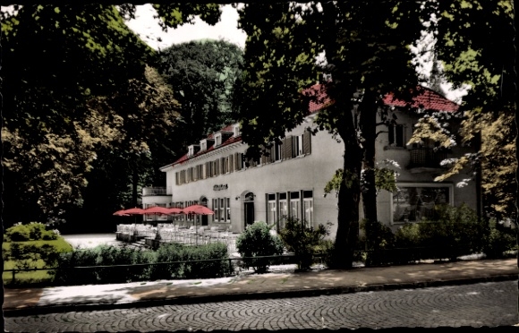PC Hückeswagen on the Wupper, castle hotel, terrace