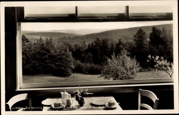 Postcard Reinheim im Odenwald, inn and guesthouse Zur Spreng in the Odenwald
