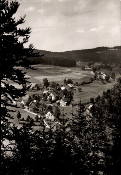 Ak Zinse Erndtebrück in het Sauerland, herberg en pension Afflerbach, woongebouwen