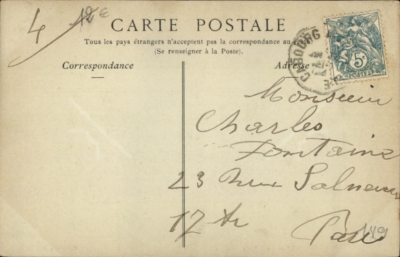 CPA Cabourg Calvados, Villa Nylic