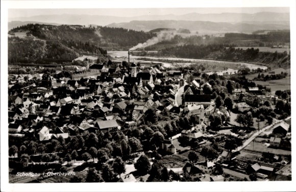Ak Schongau in Opper-Beieren, luchtfoto