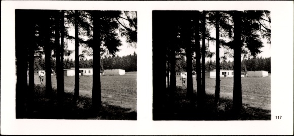 Stereo spatial image The NS model companies 1937-38 No. 427 III/117, Albert Dölling Civil Engineering Bühlau