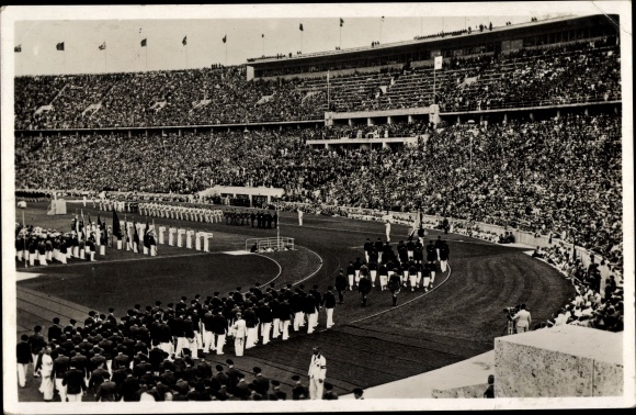 KP Berlin Charlottenburg Westend, Reichssportfeld, Stadion Olimpijski, otwarcie 01.08.36