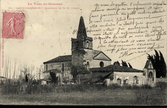Ak Castelsarrasin Tarn et Garonne, Chapelle de N.-D. d'Alen