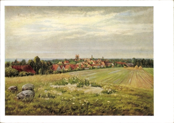 Artysta KP Luckau na Dolnych Łużycach, ujęcie z daleka, widok z Mühlbergu