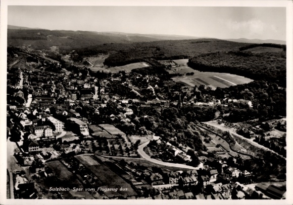 PC Sulzbach in Saarland, aerial view