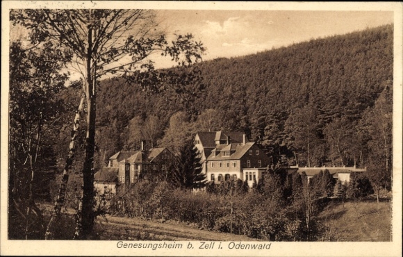 Ak Zell im Odenwald Bad König Odenwald Hessen, Genesungsheim