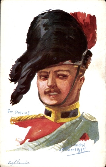 KP artystyczna Dupuis, Emil, sojusznicy Francji, Highlander, Londyn 1915