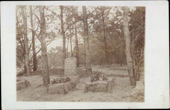 foto Ak Spreenhagen in Brandenburg, kindergraf, begraafplaats