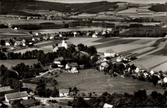 Ak Immenreuth in de Opper-Palts, landschapsfoto, dorpsgezicht, uitgestrekte velden, wegparcours