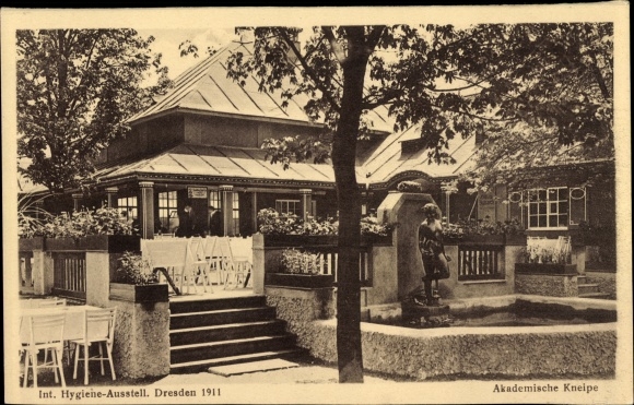 KP Dresden, Int. Wystawa Higieny 1911, Pub Akademicki