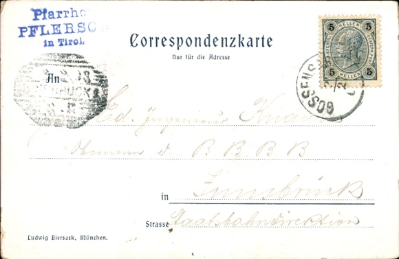 Artist Postcard Hamböck, J., Fleres Pflersch South Tyrol, general view, mountain hut