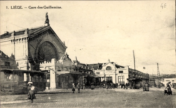 Ak Luik Luik Wallonië, Gare des Guillemins