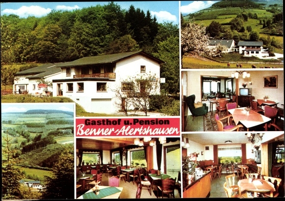 PC Alertshausen Bad Berleburg in Westphalia, Inn and Pension Benner, house view, guest rooms
